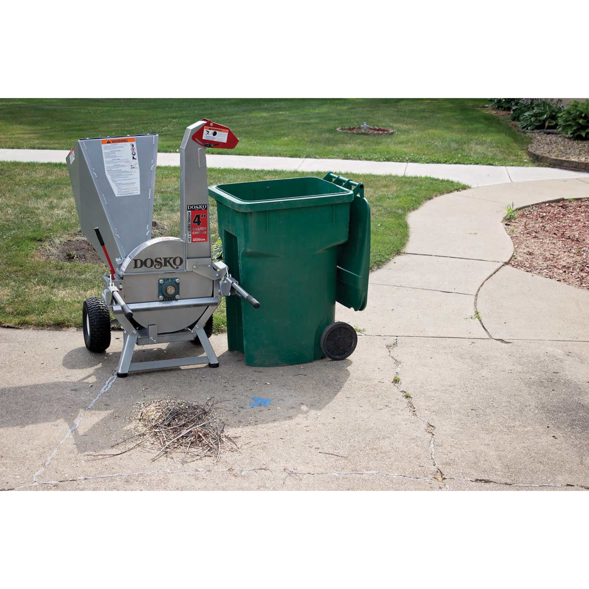 Dosko 13-21T-13H 4" Brush Chipper Honda GX390