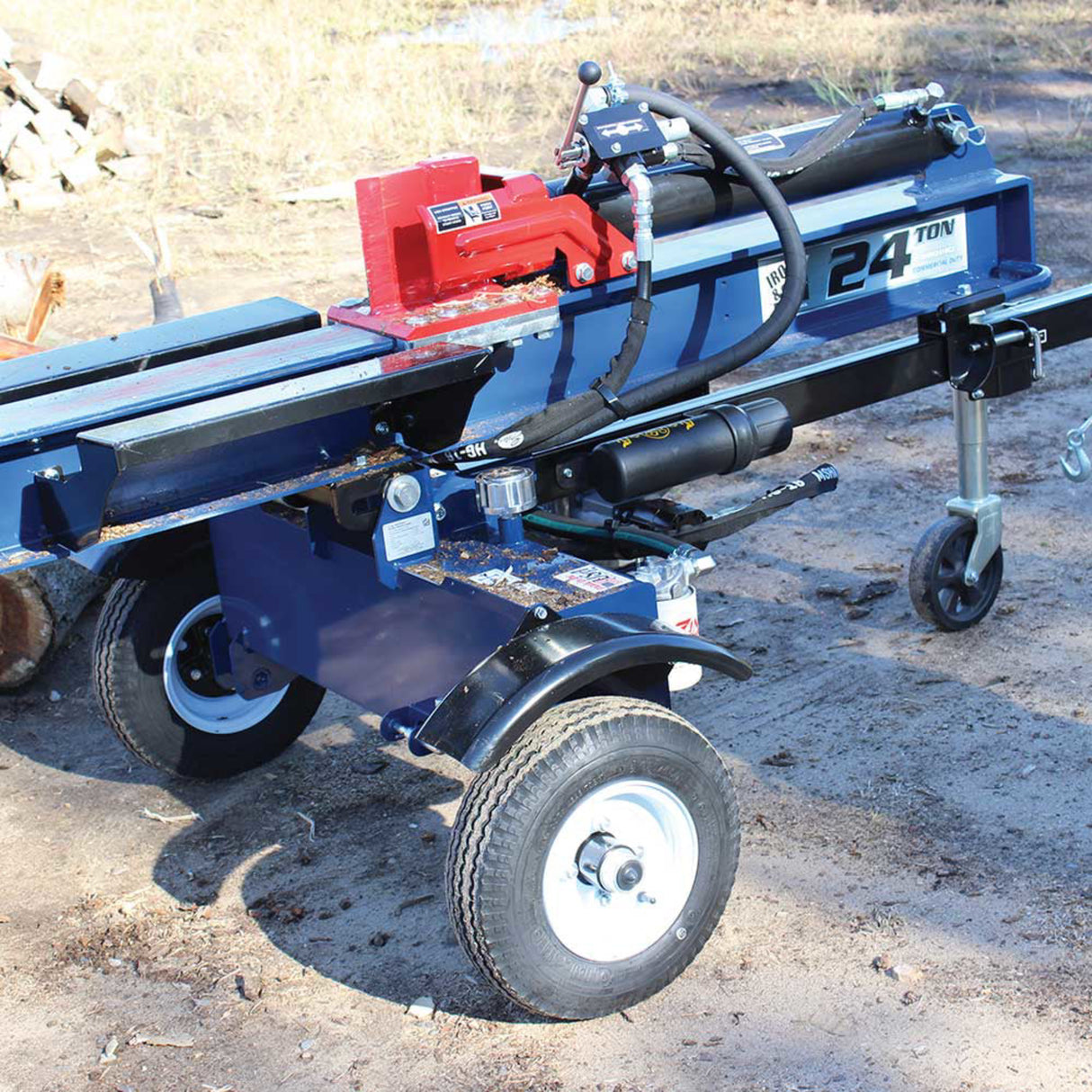 Iron & Oak BHVH2418GX 24-Ton Vertical Horizontal Log Splitter