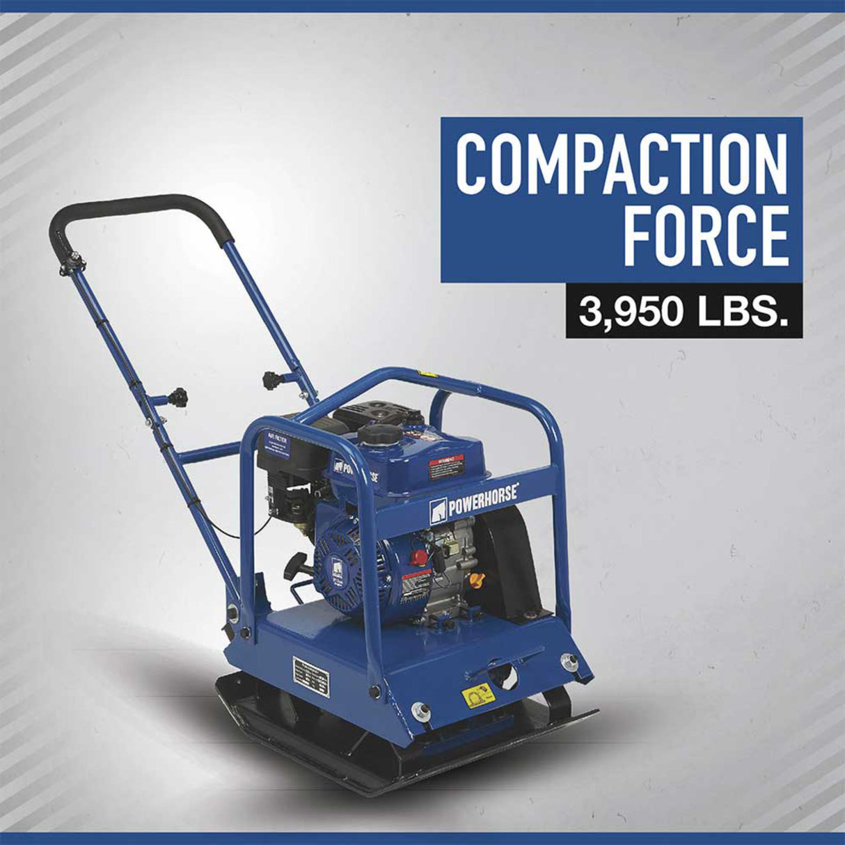 Powerhorse 52313 Plate Compactor Single-Direction 212cc