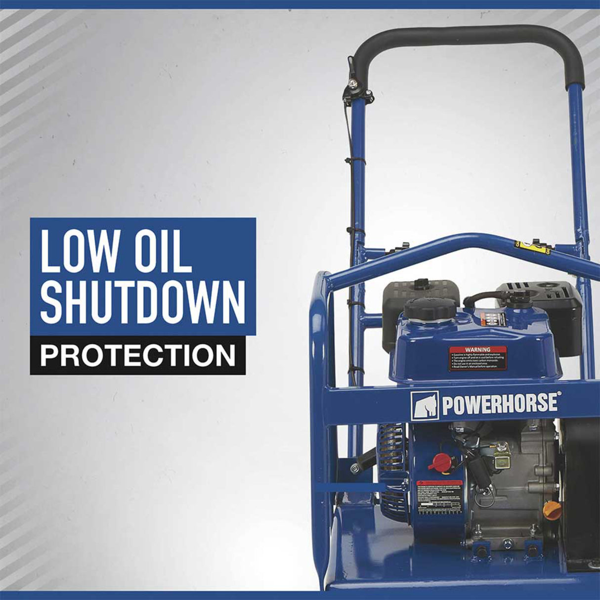 Powerhorse 52313 Plate Compactor Single-Direction 212cc
