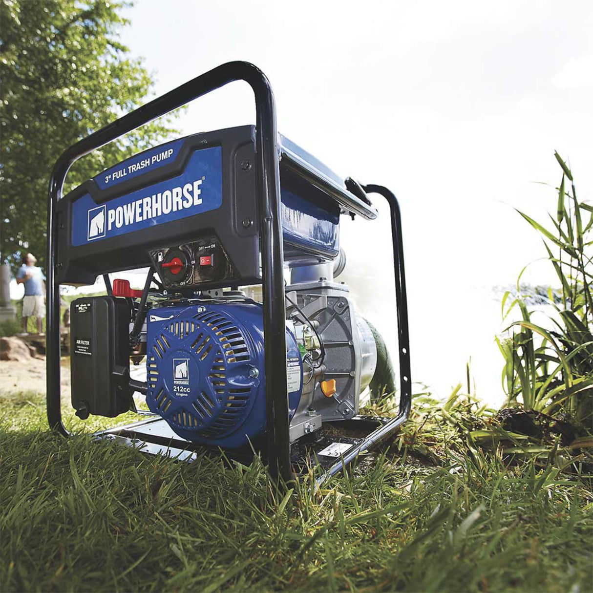 Powerhorse 750127 Trash Pump Extended Run 3 In. 197 GPM
