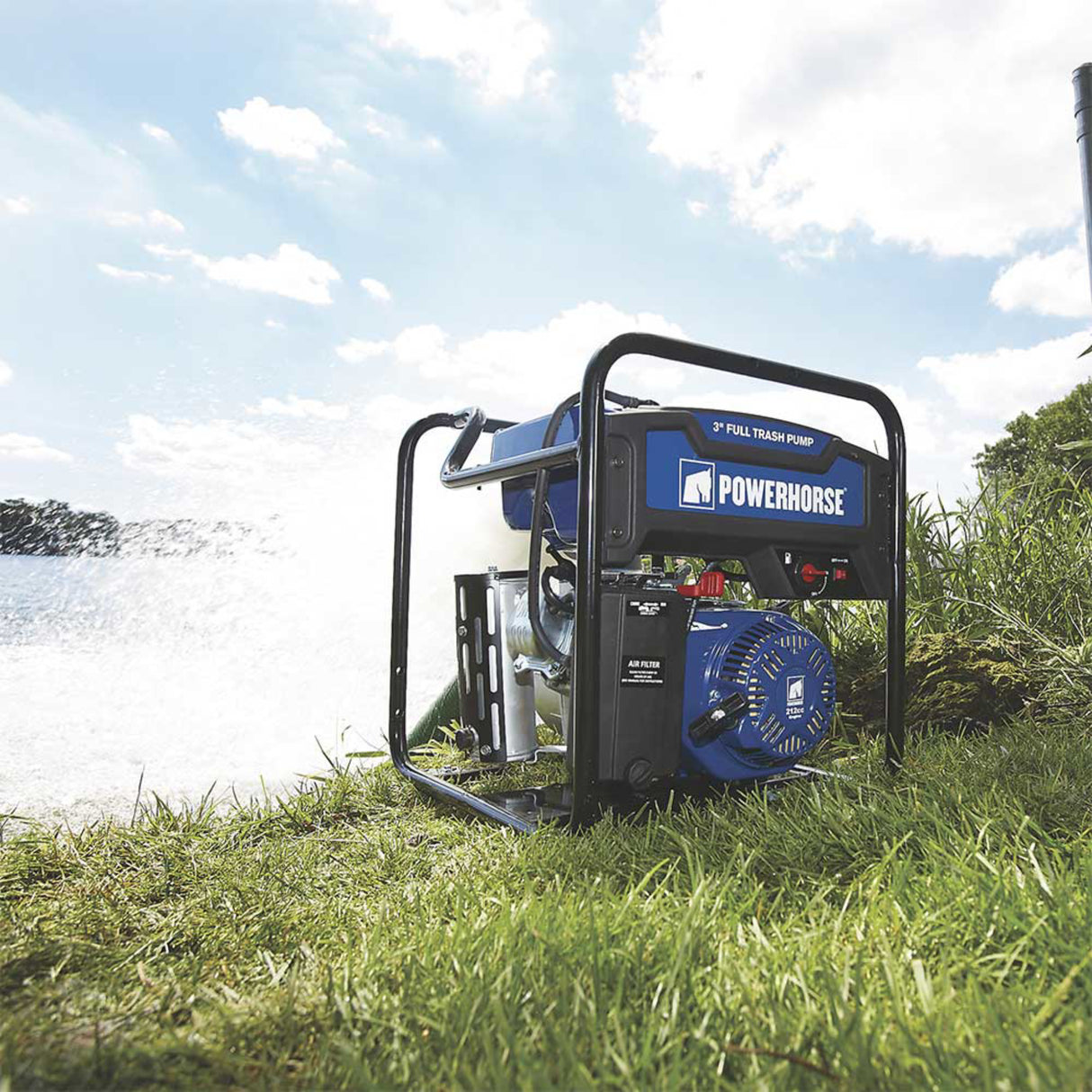 Powerhorse 750127 Trash Pump Extended Run 3 In. 197 GPM