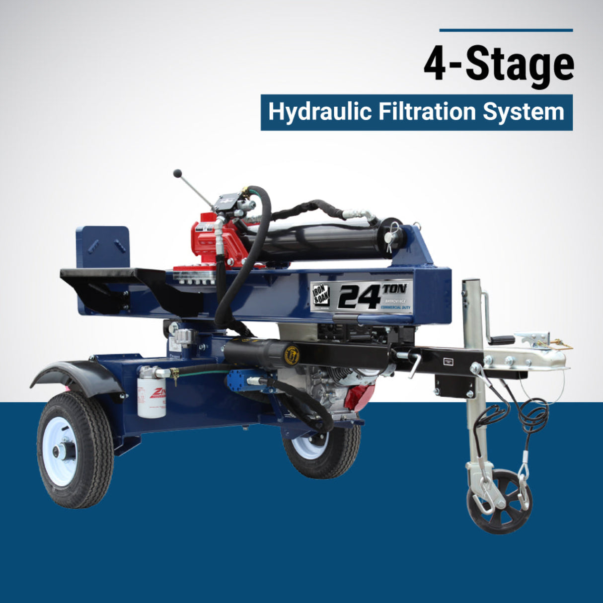 Iron & Oak BHVH2418GX 24-Ton Vertical Horizontal Log Splitter