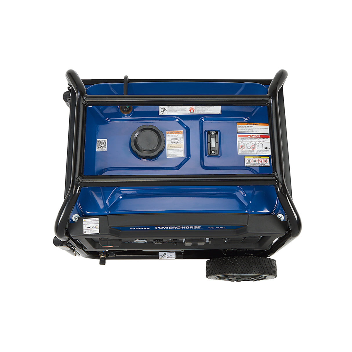 Powerhorse 6075695 Generator Tri Fuel 12,500 Surge Watt Electric Start