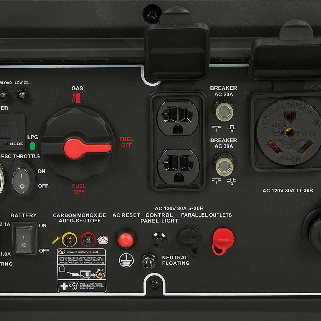 Powerhorse 6075679 Inverter Generator Dual Fuel, 5000 Surge Watts Electric Start