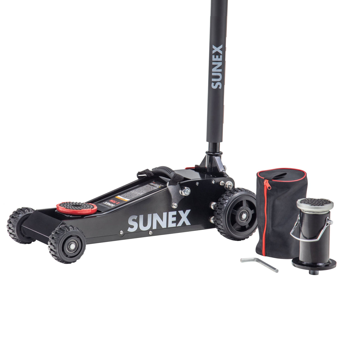 SUNEX 6602RJ 2-Ton Big Wheel Jack