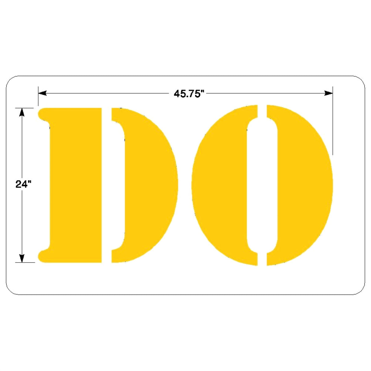 Newstripe Burger King 24 Inch DO Stencil