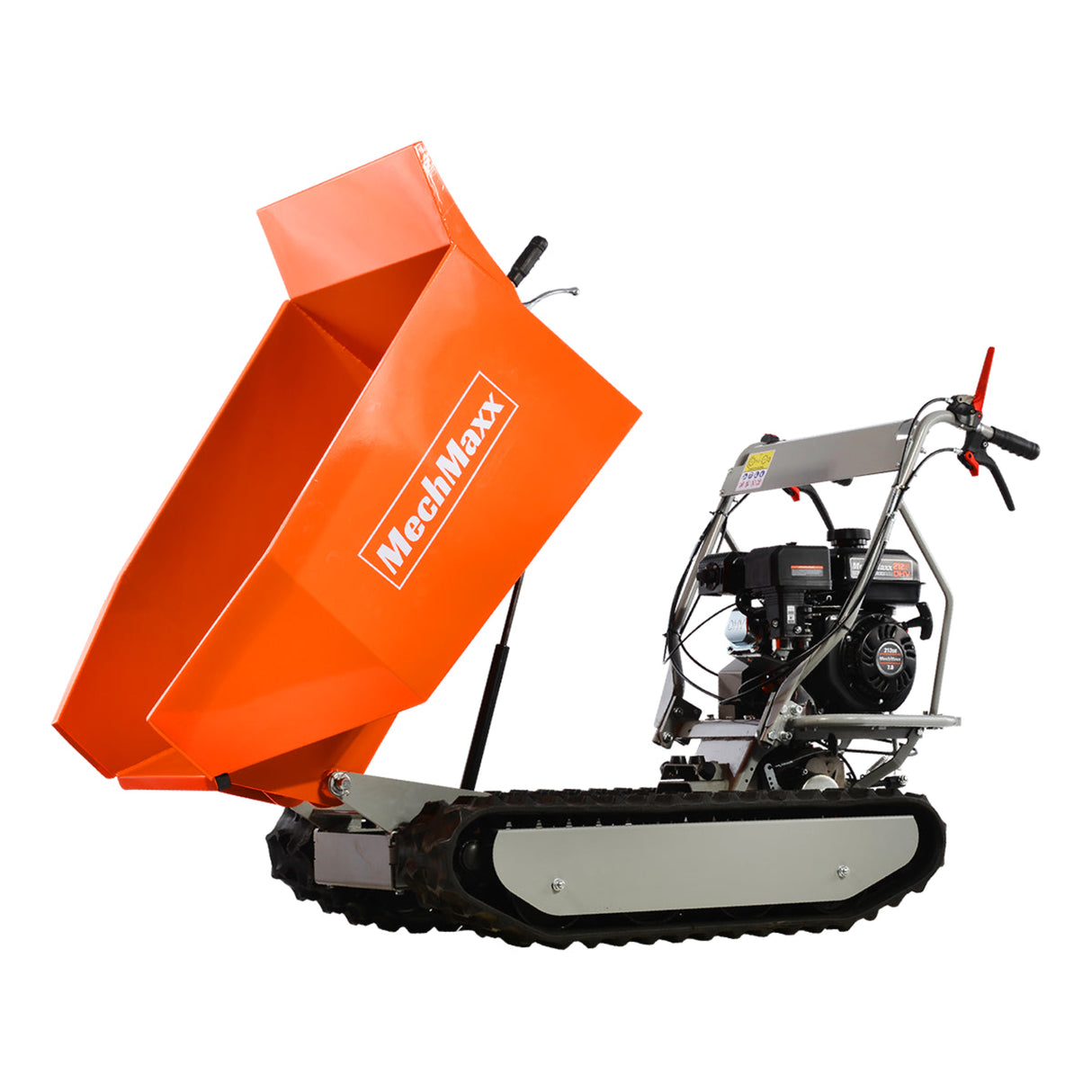 MechMaxx 1100lb Petrol Engine Powered Track Mini Dumper, D50MA