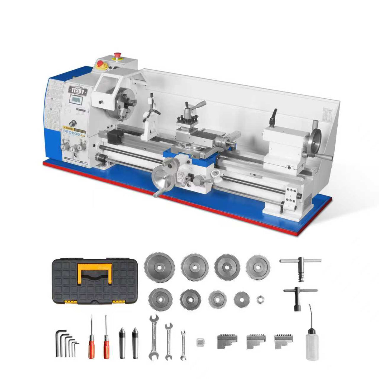 MechMaxx 11" x 30" Benchtop Metal Lathe with 2HP Brushless Motor
