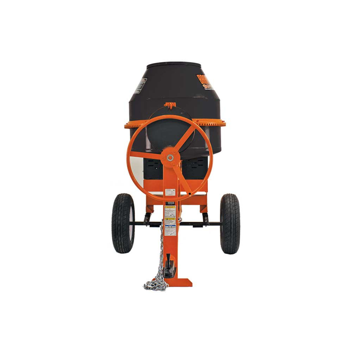Brave Pro Gas Concrete Mixer 9 Cu Ft Poly Drum, Honda GX270