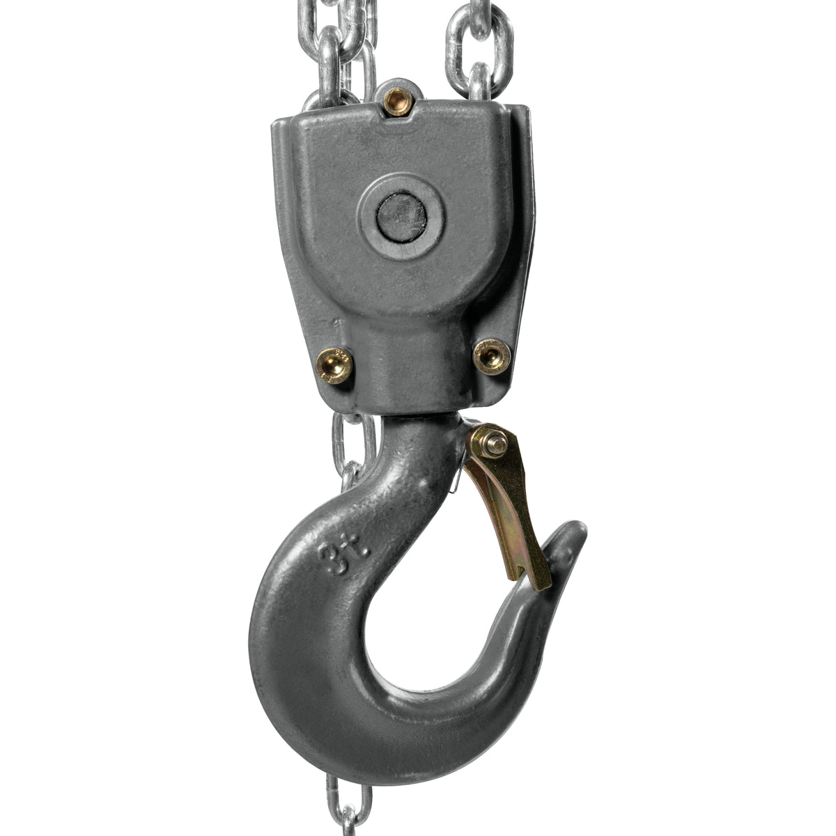 JET AL100-500-10 5-Ton Aluminum Hand Chain Hoist, 10' Lift