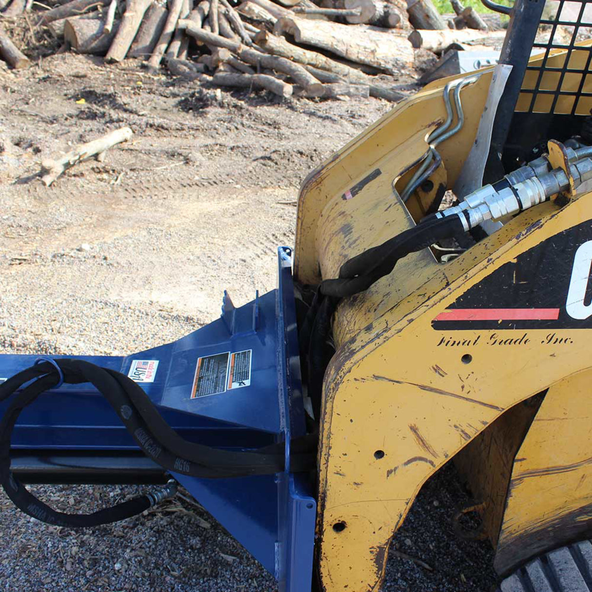 Iron & Oak SMH2419 24-Ton Log Splitter Skid Steer Attachment