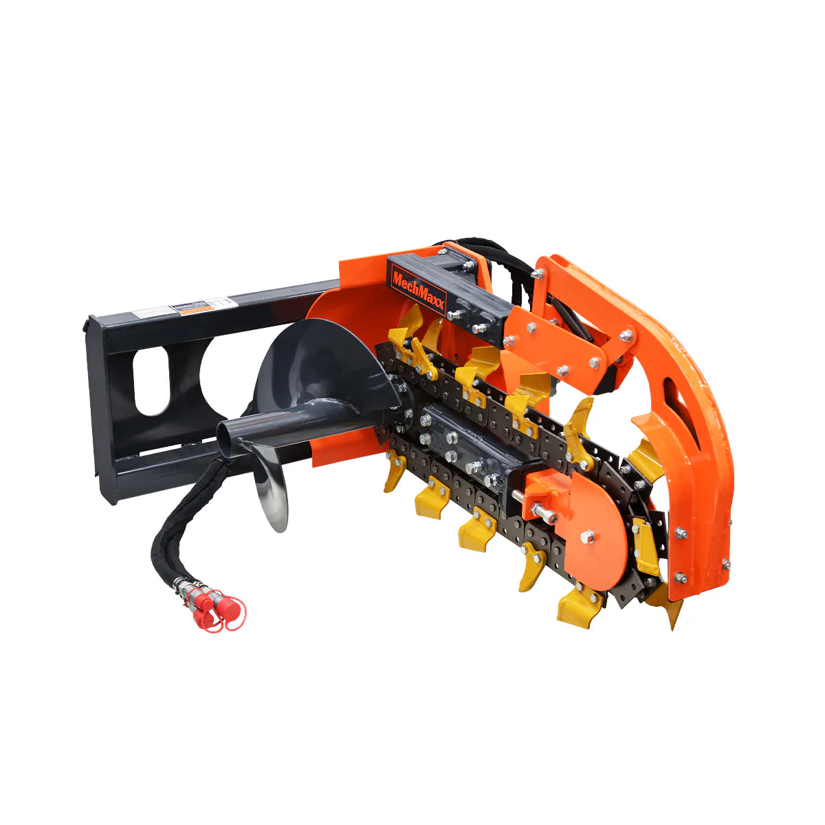 MechMaxx 28" Trencher Attachment for Skid Steer Loaders