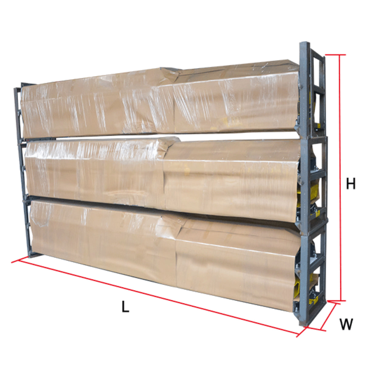 AMGO 407-P 7,000 lb 4-Post Parking Lift Standard Storage Model