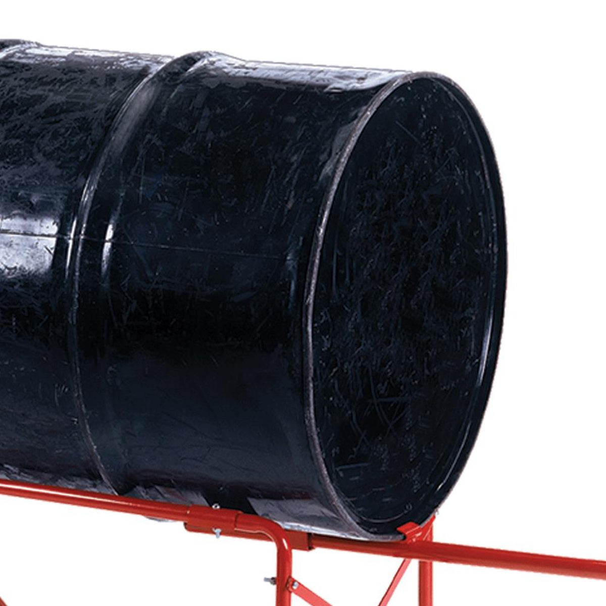 AFF 55-Gallon Steel Drum Cradle with 4 Wheels, 660-lb Capacity