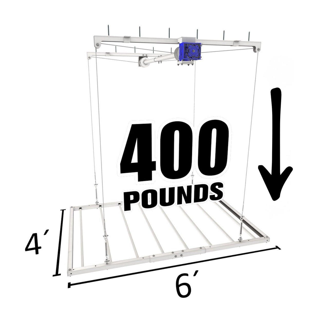 E-Z Garage Storage 4’X6′ E-Z Lift™