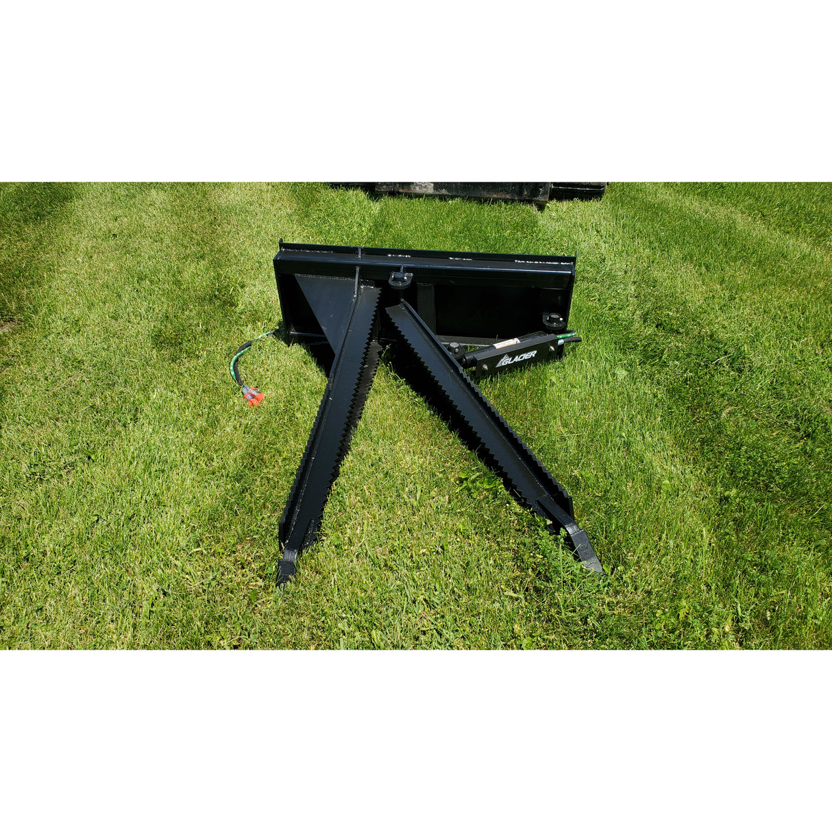 Glacier Attachments Extreme Stump Shark (Stump & Tree Puller) for Skid Steers