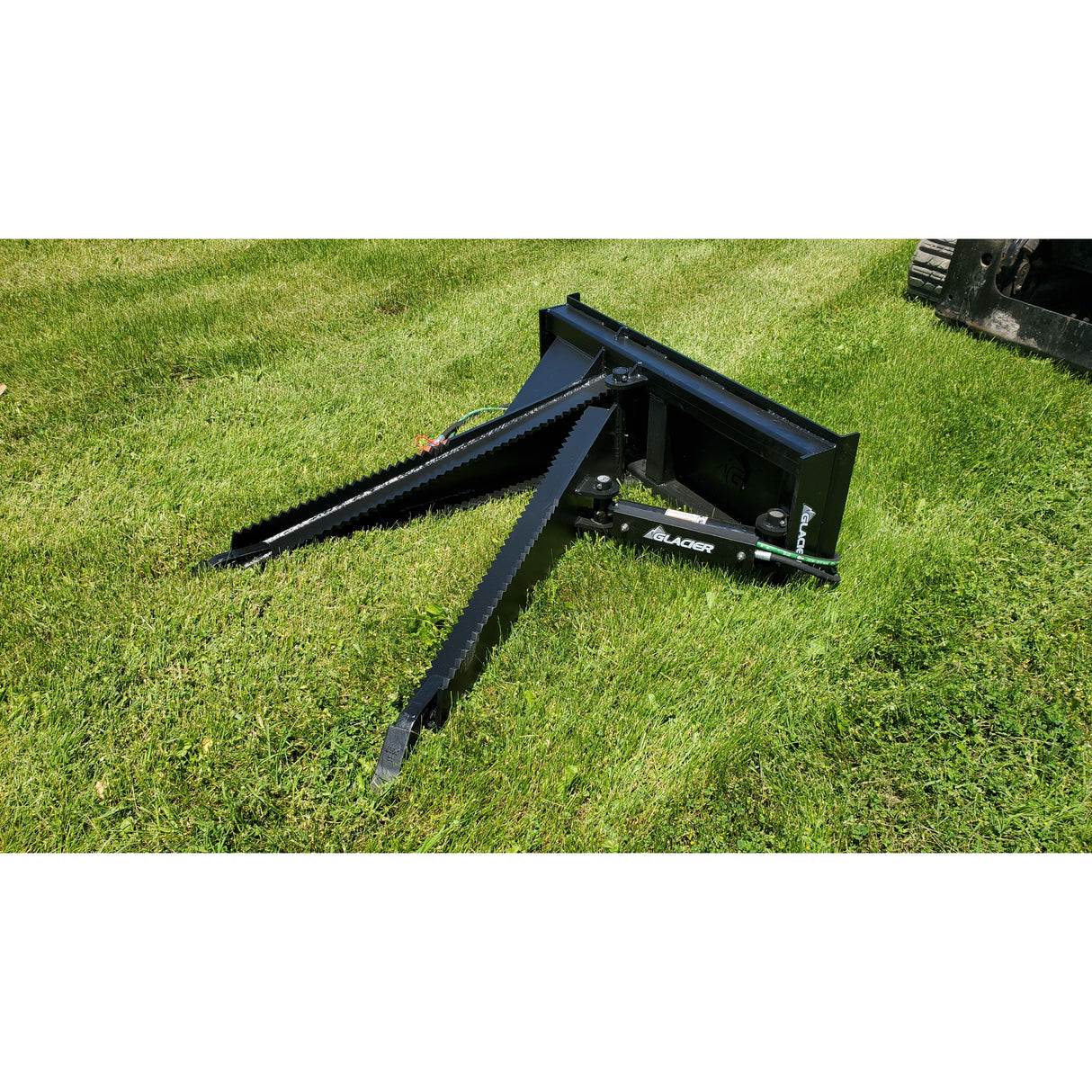Glacier Attachments Extreme Stump Shark (Stump & Tree Puller) for Skid Steers