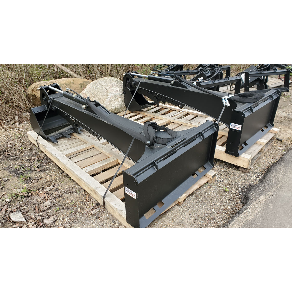 Glacier Attachments Fixed-Boom Backhoe Attachment for Skid Steers