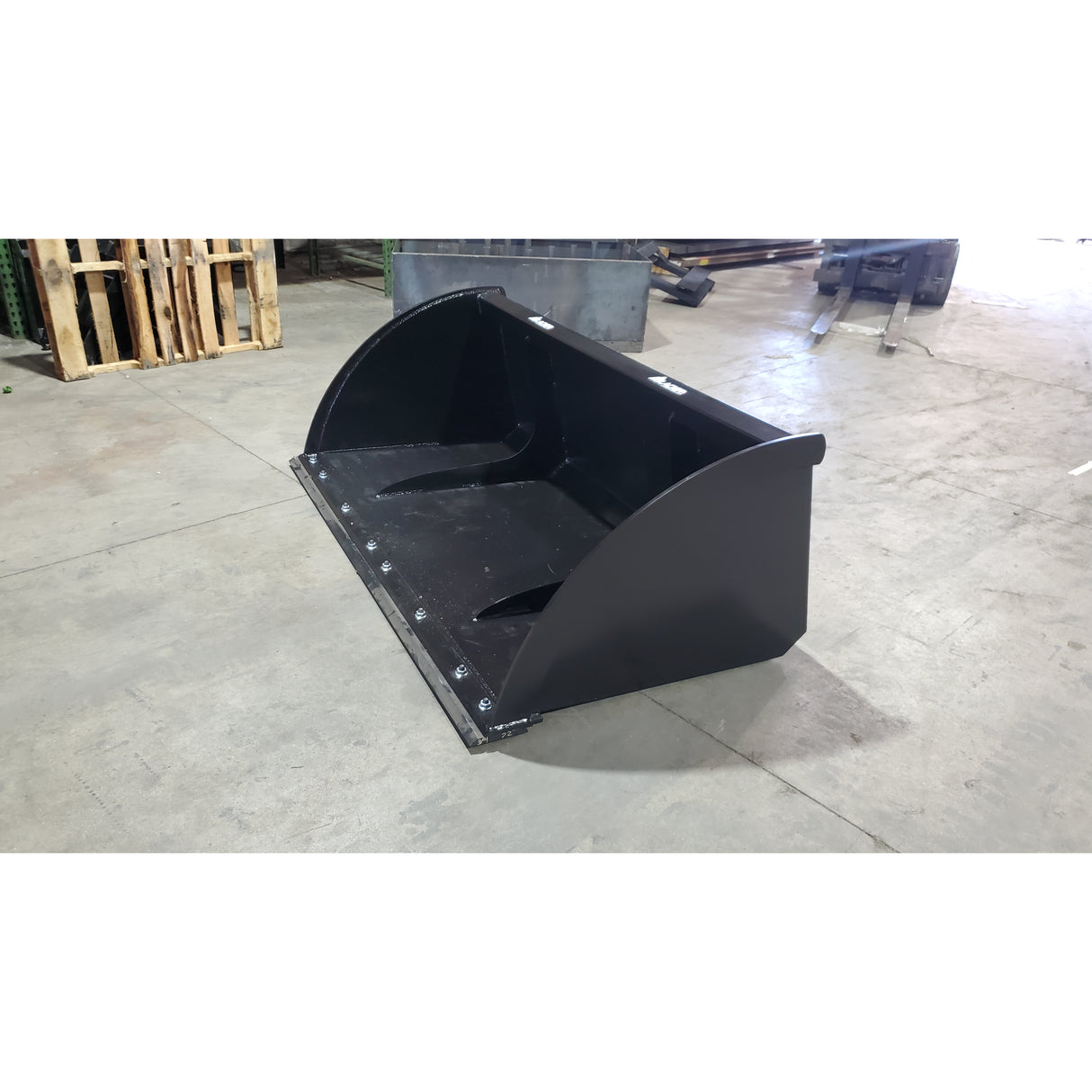 Glacier Attachments Extreme High Capacity Material Bucket for Skid Steers & Telehandlers