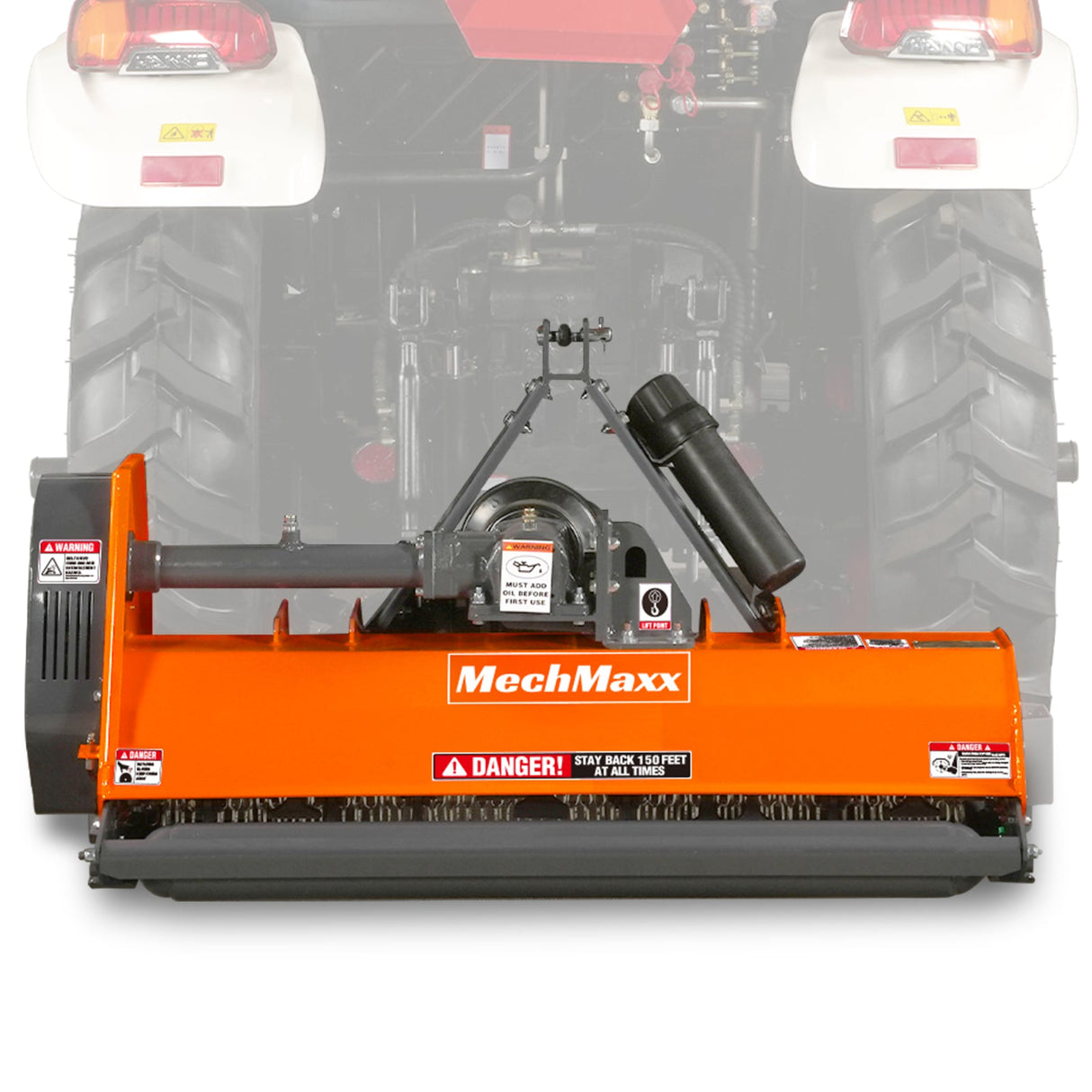 MechMaxx 48" Light-Duty PTO Flail Mower, 3-Point, 15-35HP, EFS48