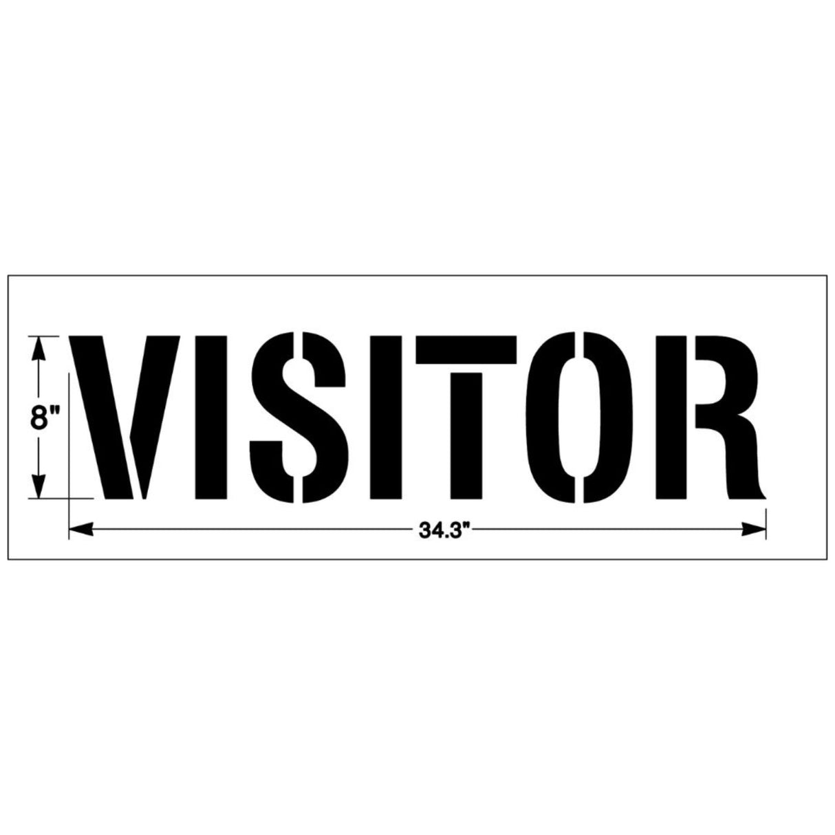 Newstripe VISITOR Stencil
