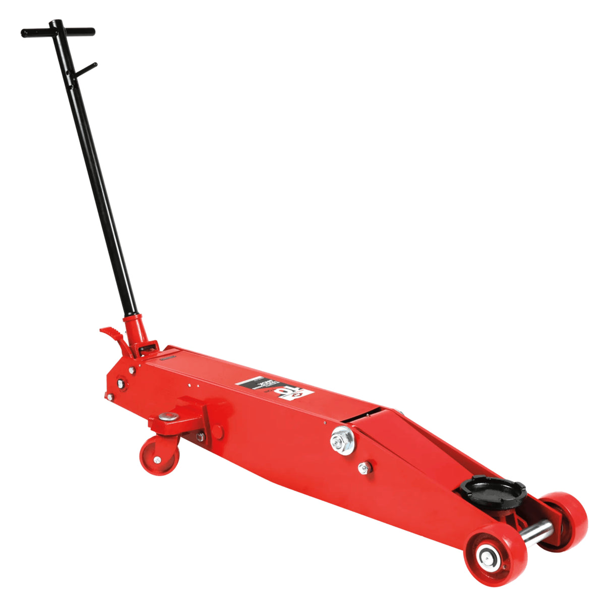 AFF 10-Ton Long-Chassis Manual Hydraulic Service Jack with Foot-Operated Pump