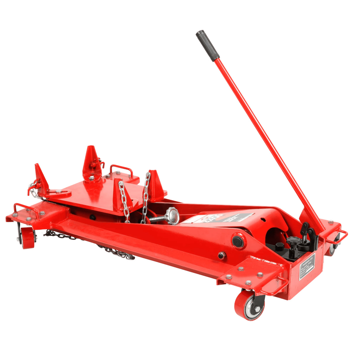 AFF 4,400-lb Heavy-Duty Transmission Jack with 360° Rotating Handle