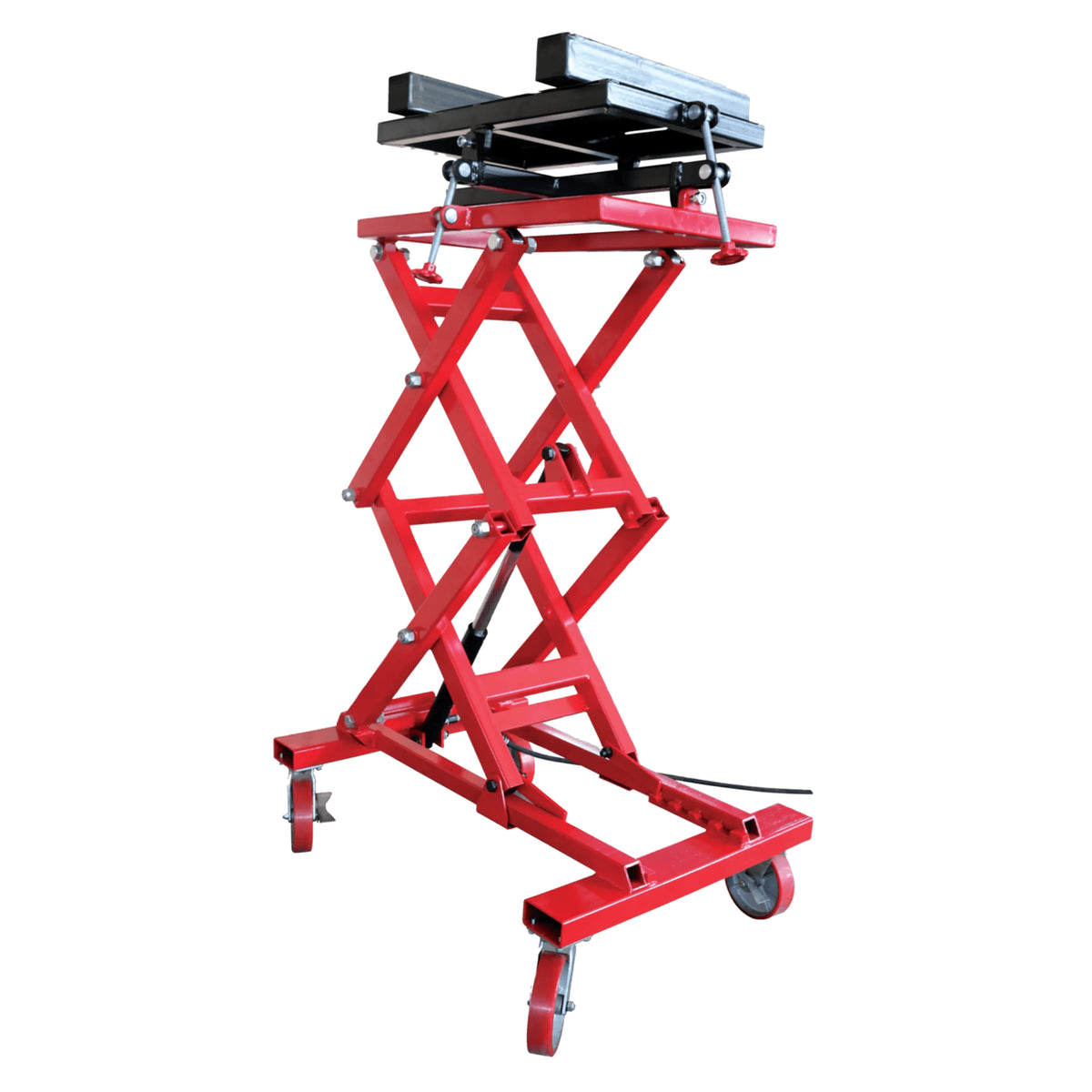 AFF 2,500-lb Powertrain Lift Table with Air Assist Foot Pump