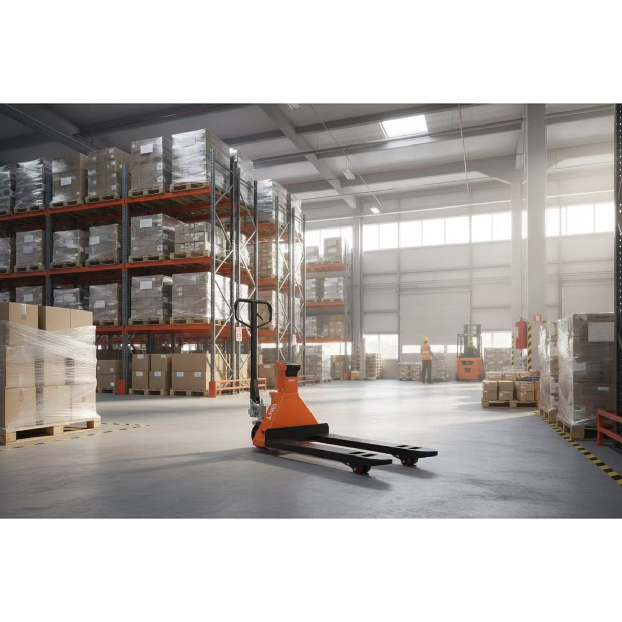 GNT G55WL Manual Pallet Jack with Scale & Printer