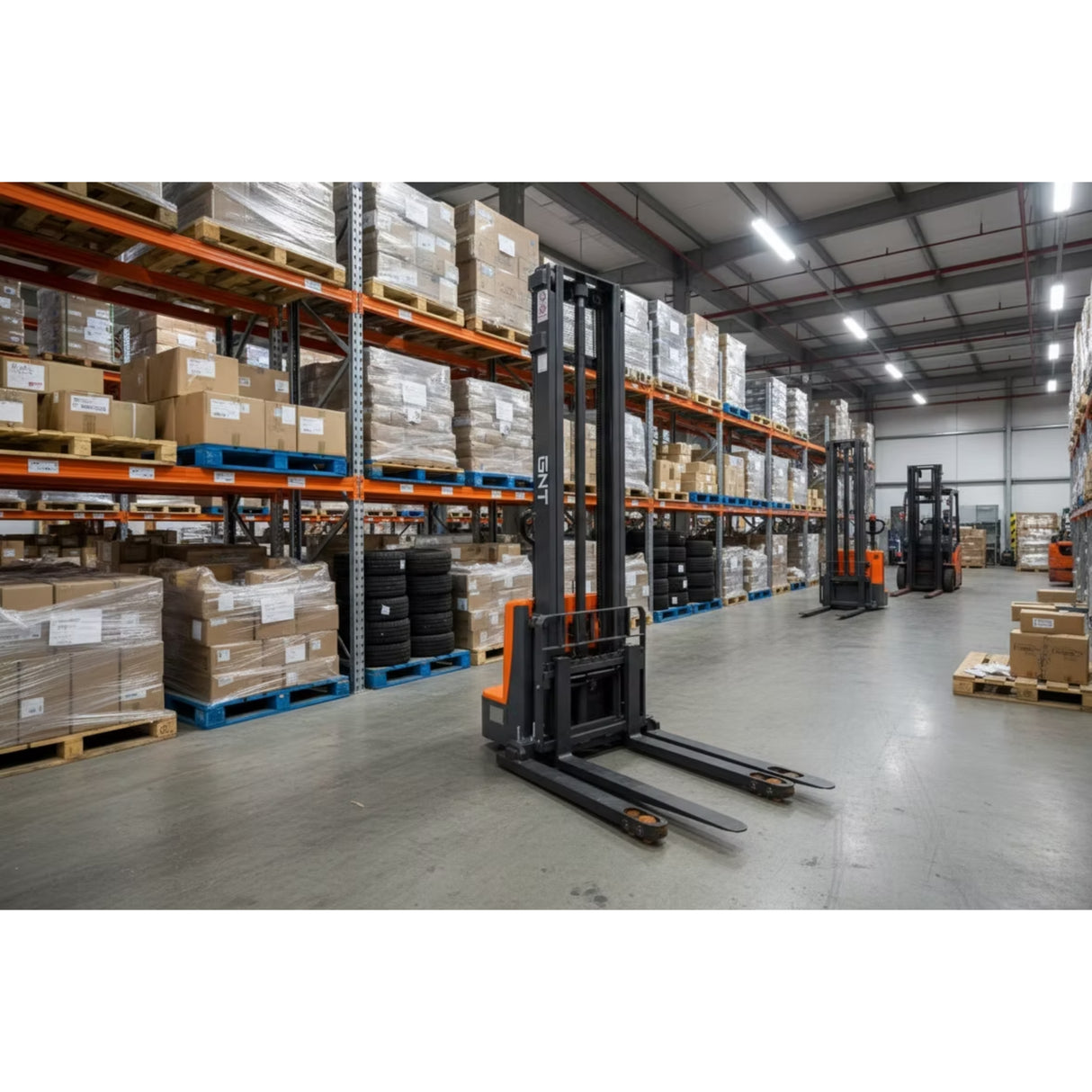 GNT G28BC-Li Series Lithium Straddle Stacker