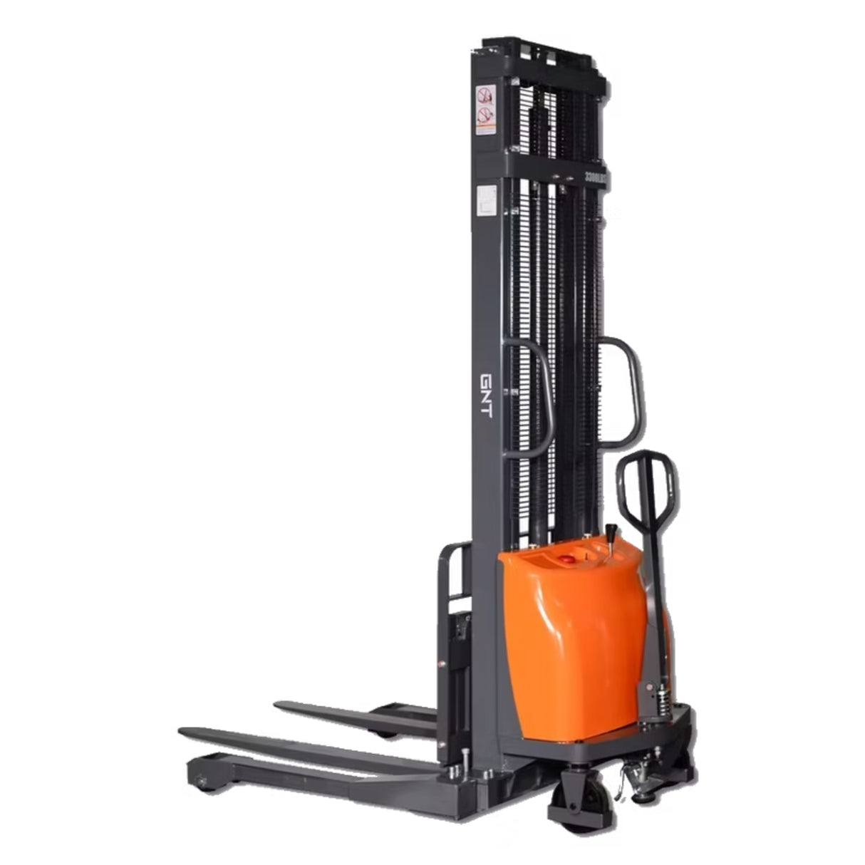 GNT G33EA Semi-Electric Straddle Stacker