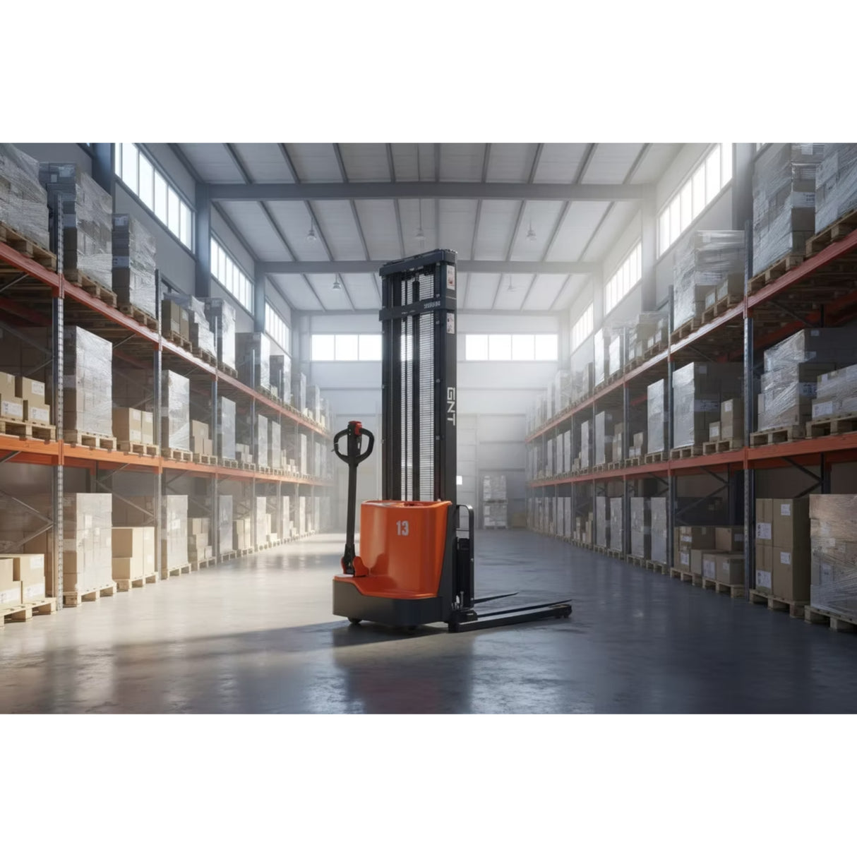 GNT G28BC-Li Series Lithium Straddle Stacker