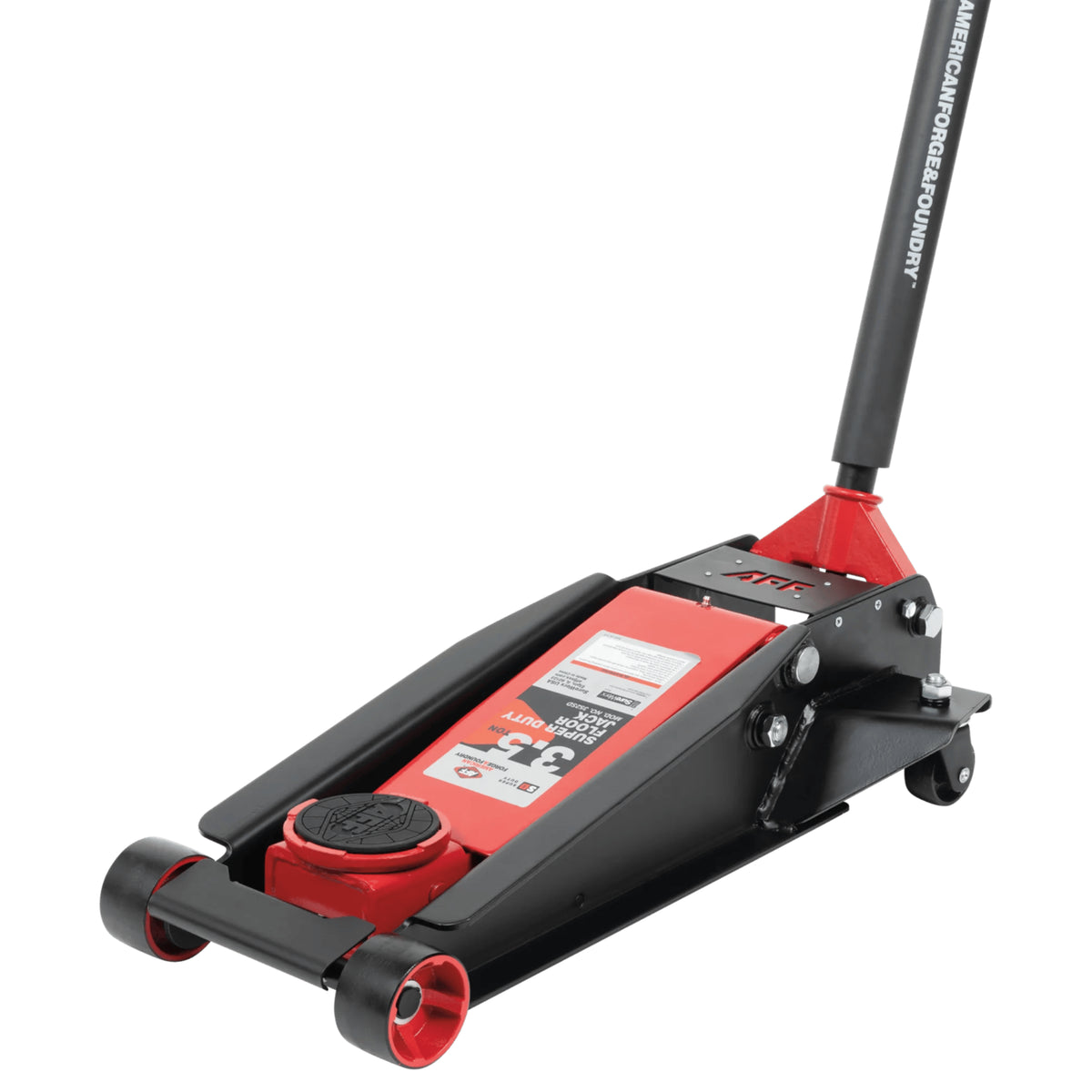 AFF 3.5-Ton Lightning Lift Super-Duty Floor Jack with Flanged Steel Frame