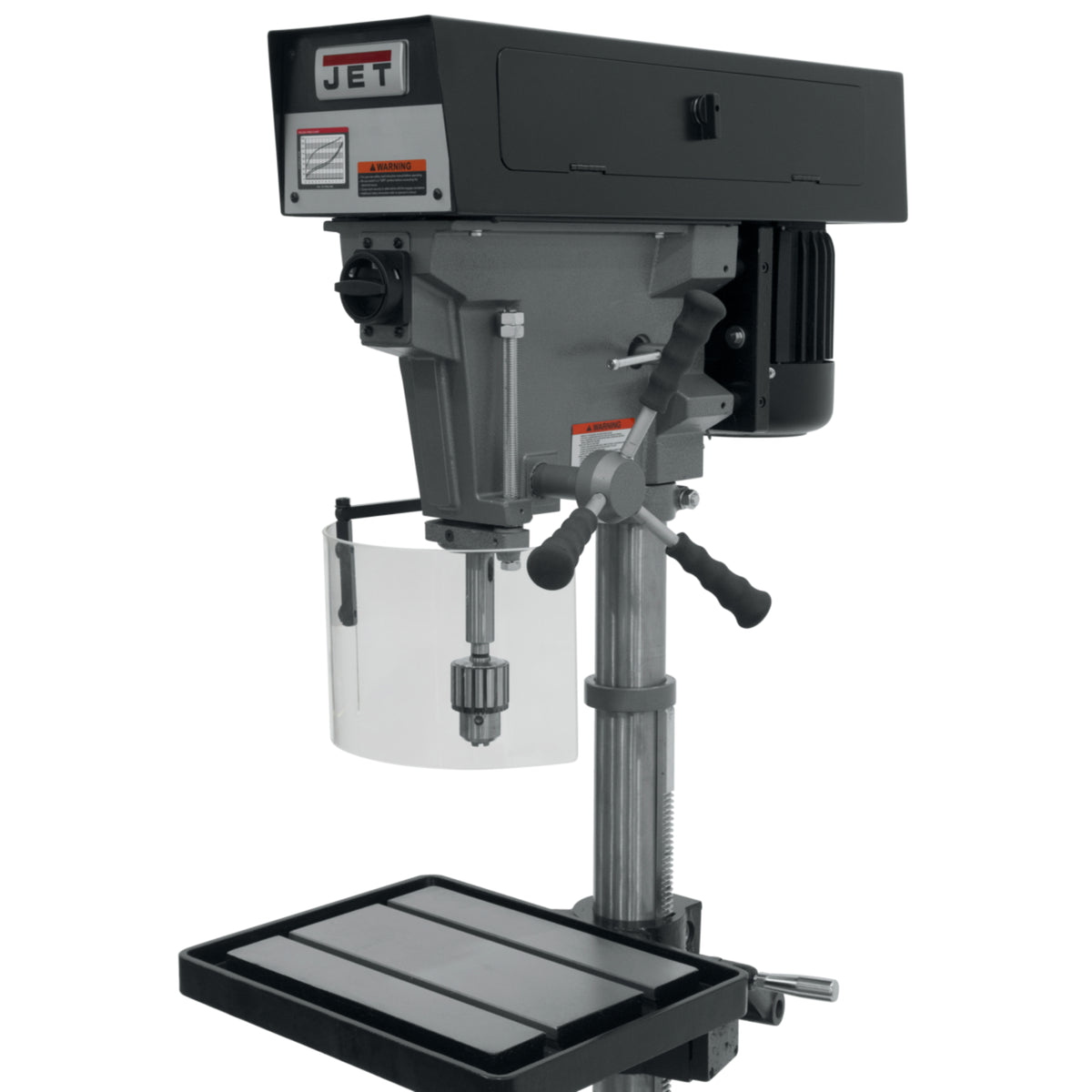 JET J-A3816 15" 6-Speed Floor Drill Press, 115/230V 1Ph