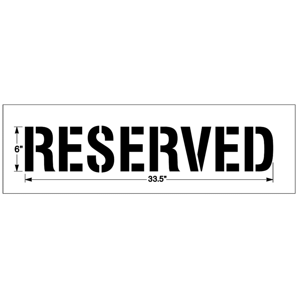 Newstripe RESERVED Stencil