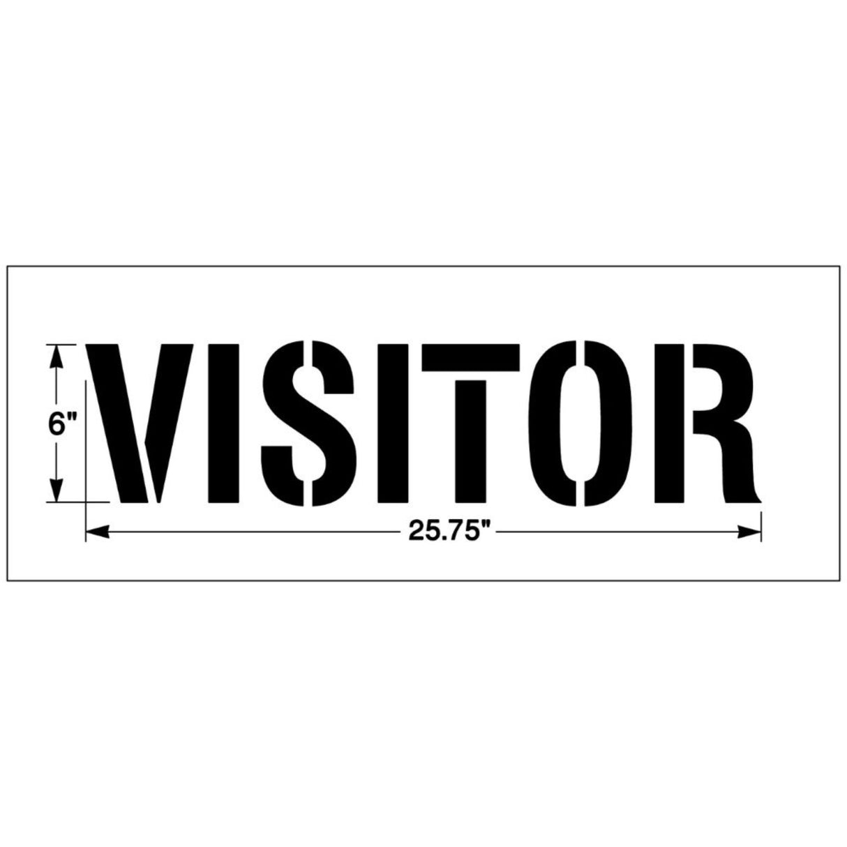 Newstripe VISITOR Stencil