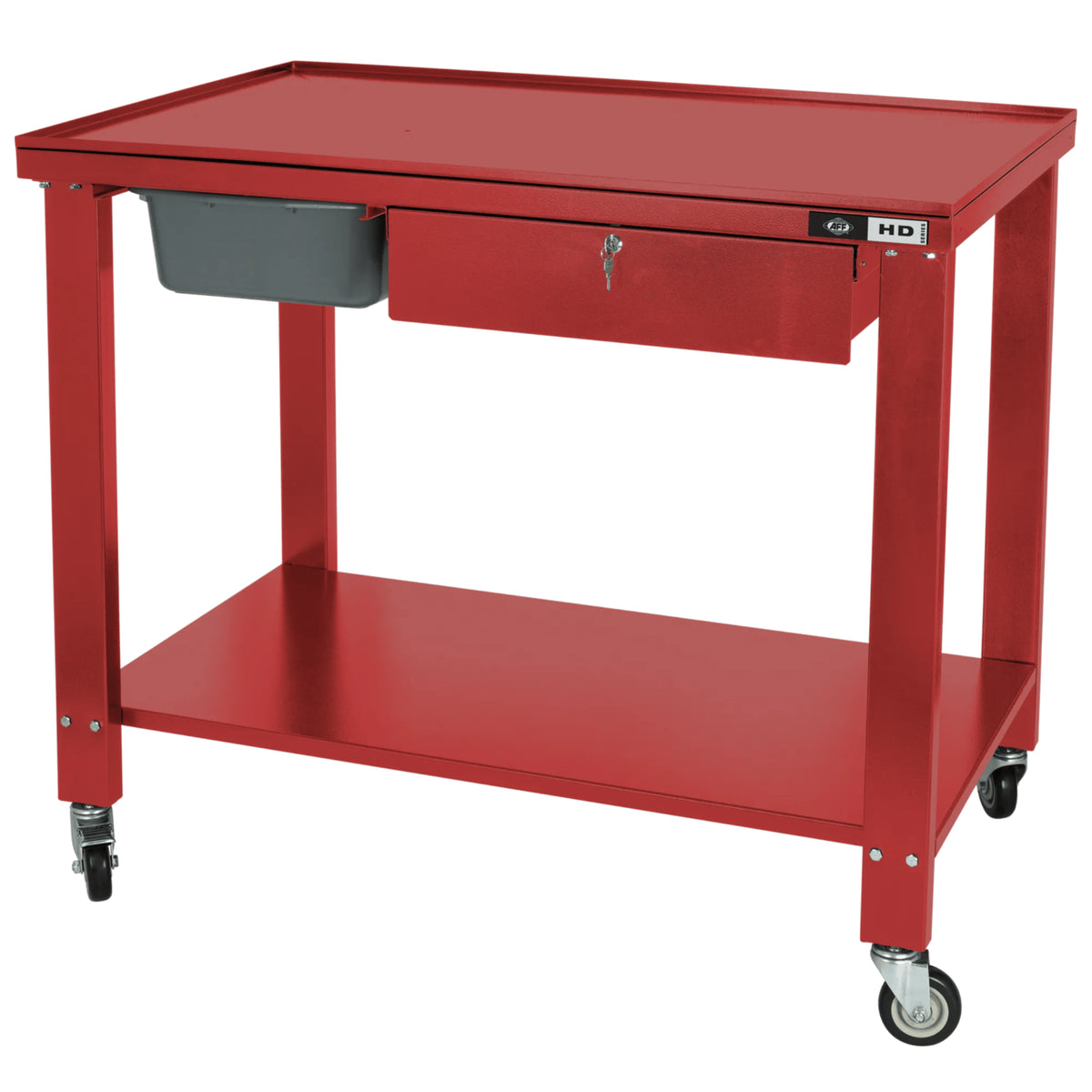 AFF 48" Tear-Down Table with Lockable Drawer & Drain, 1,100-lb Capacity