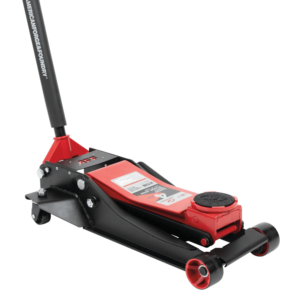 AFF 4-Ton Lightning Lift Super-Duty Floor Jack with Universal Joint Release