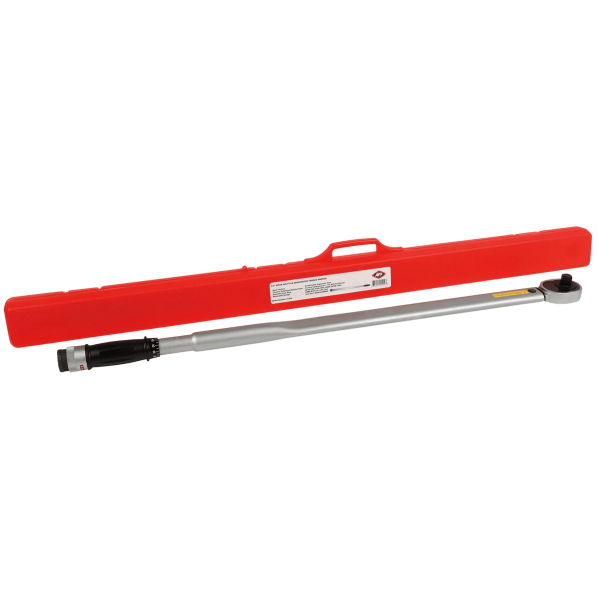 AFF 3/4" Drive Ratcheting Torque Wrench, 100-600 ft-lb with Locking Collar