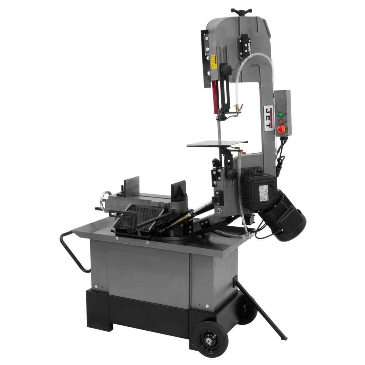 JET HVBS-710G 7" x 10-1/2" Horizontal/Vertical Mitering Geared Head Bandsaw