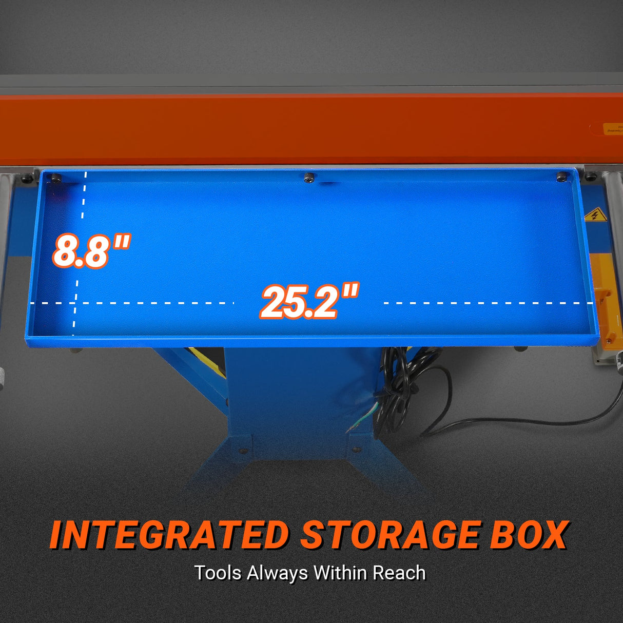 MechMaxx 48" Industrial Magnetic Pan & Box Brake, 16 Gauge Mild Steel