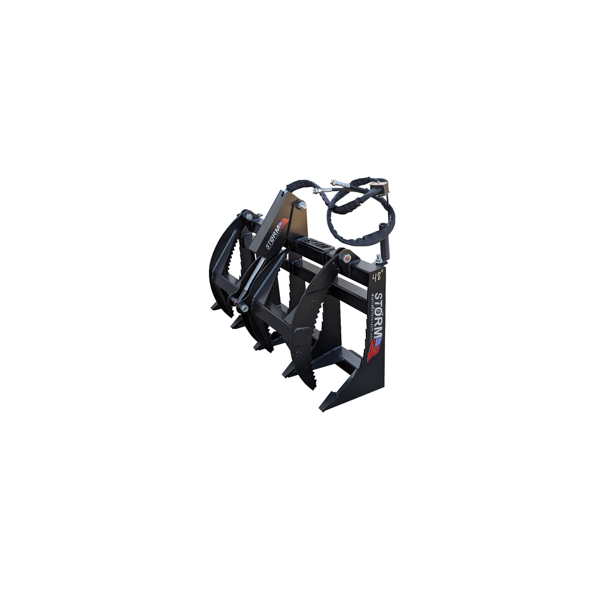 Glacier Attachments - Storm 48" Rake/Brush Grapple