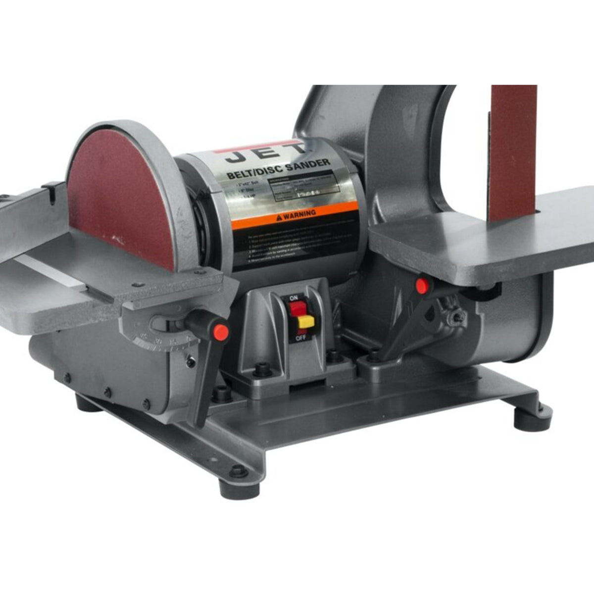 JET J-41002 2" × 42" Bench Belt Grinder & Disc Sander