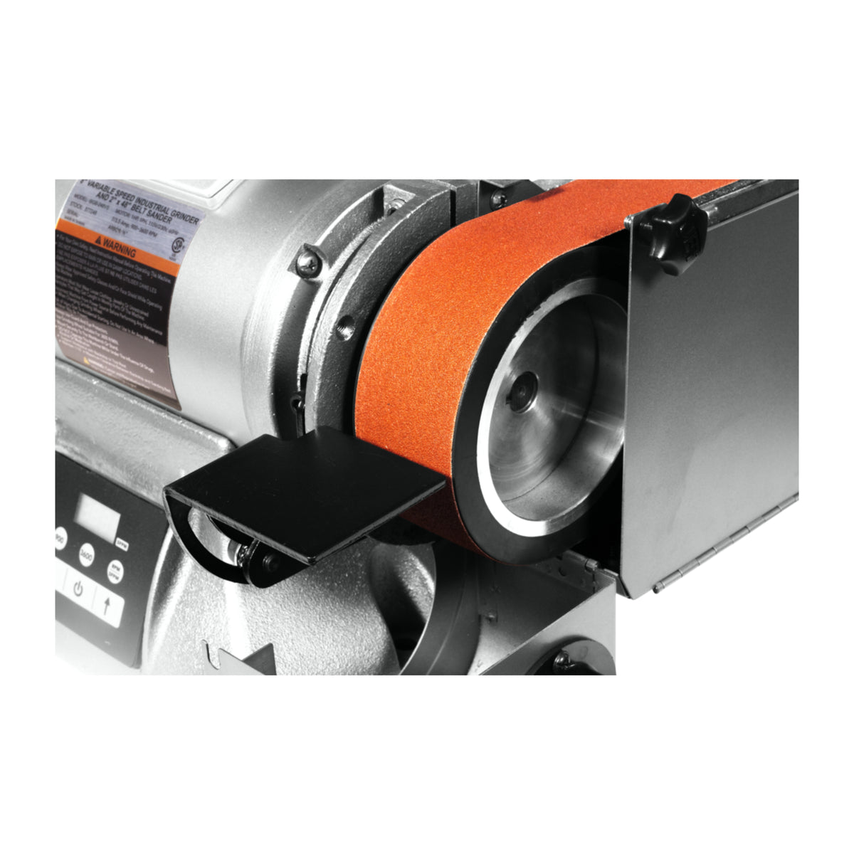 JET IBGB-436VS 8" Variable Speed Industrial Grinder with 4" x 36" Belt Sander