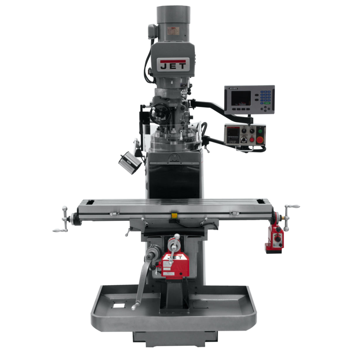 JET JTM-1050EVS2/230 Mill with ACU-RITE 203 DRO and X/Y Powerfeeds