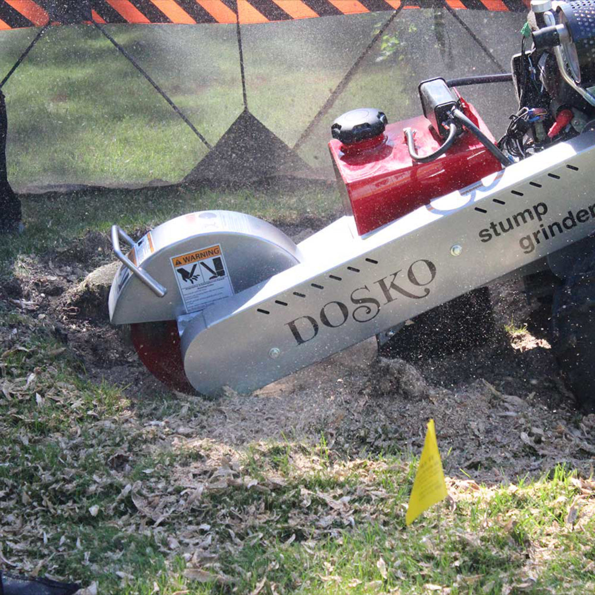Dosko 691SP-20HE Self-Propelled Stump Grinder with Honda GX630 Engine Gas 20 HP