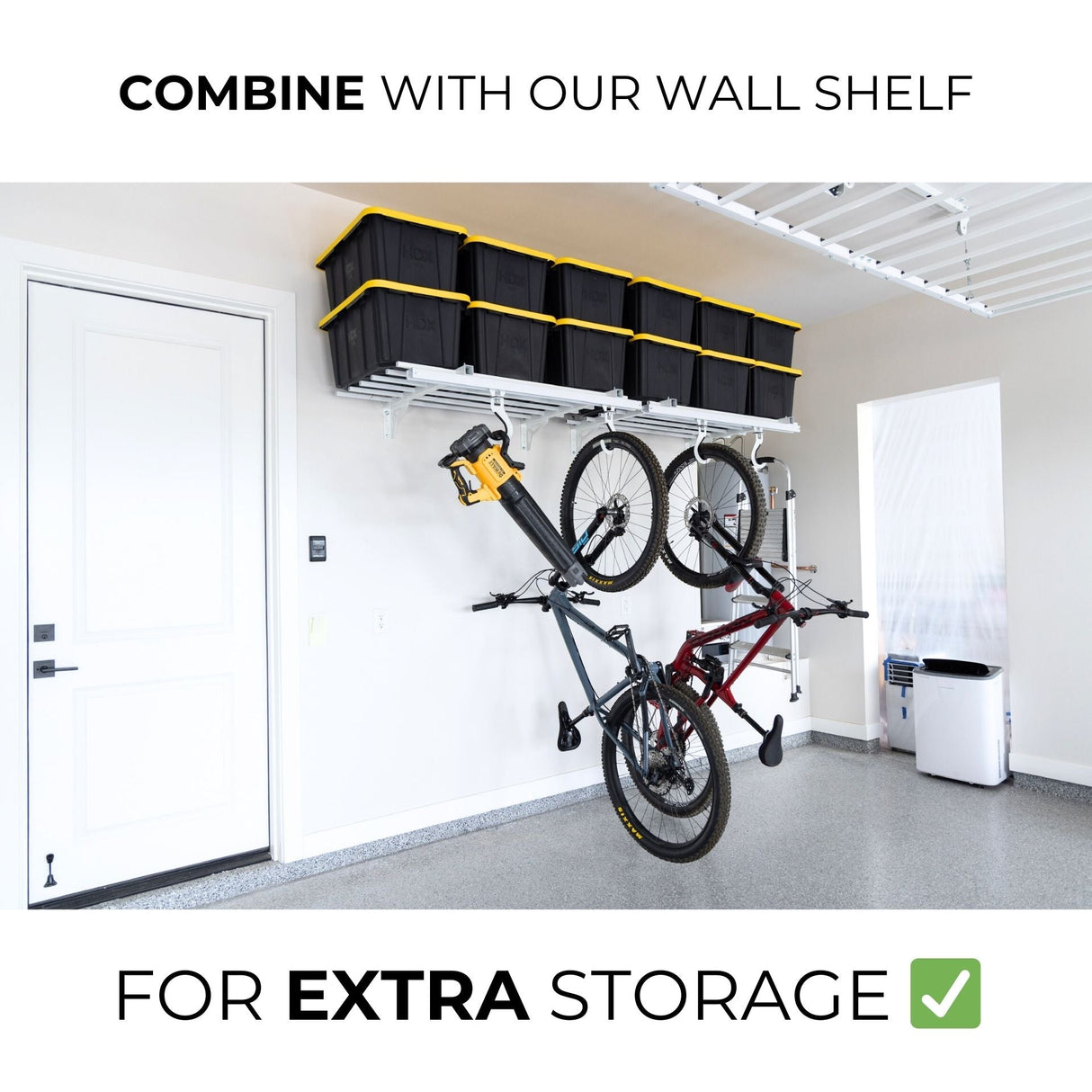 E-Z Garage Storage Bike Slide™ Pro