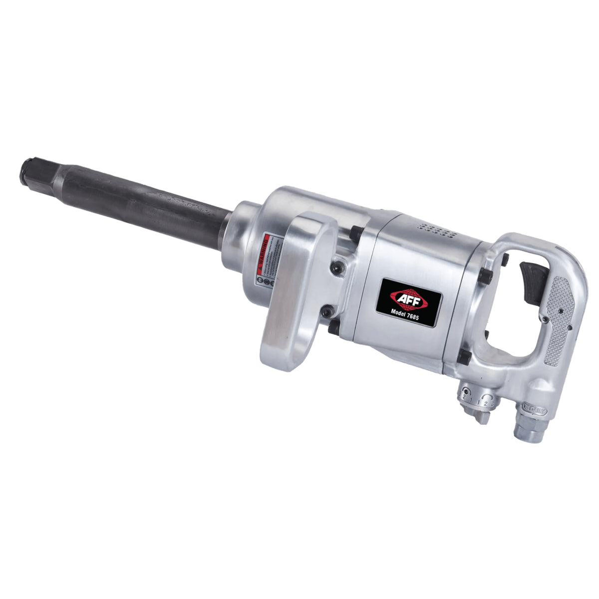 AFF 1" Drive Air Impact Wrench, 1,912 ft-lb with 6" Extended Anvil