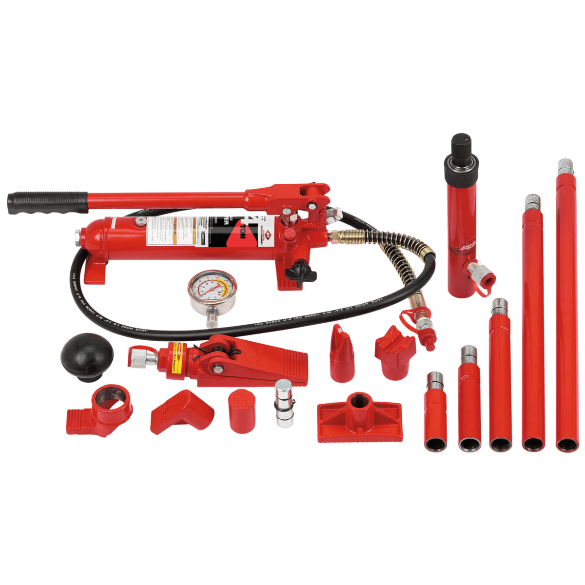 AFF 4-Ton Super-Duty Body & Frame Repair Kit with Hand Pump and Cylinder